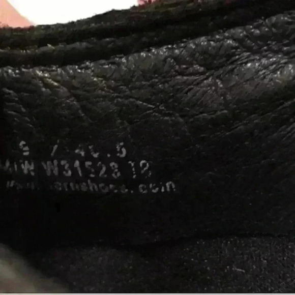 Born Wedges Size 9 40.5 M/W black leather mules - Picture 7 of 7